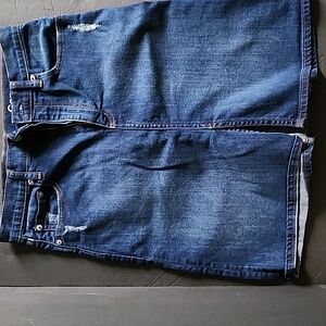 Women Gap Dark Denim skirt, size 27